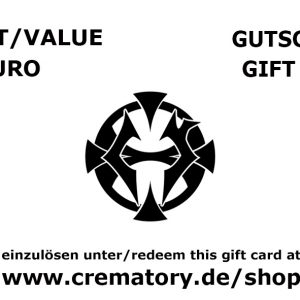 Crematory Gutschein/Giftcard 10 EUR